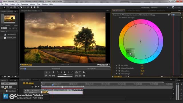 آموزش فتوشاپ (Photoshop) به صورت کاربردی - قسمت 7  - روشنایی و اشباع رنگ (HSL)