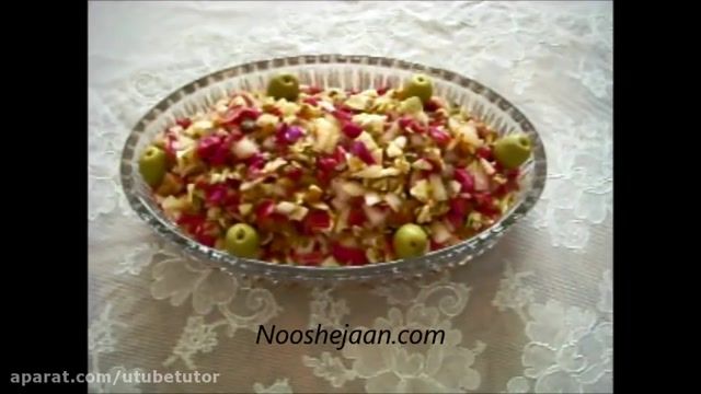 آموزش" سالاد ترشی " از ترشی های سالاد فصل مجلسی و چاشنی های غذا ایرانی 