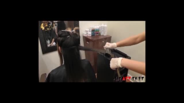 فیلم کراتینه کردن مو بلند به روش برزیلی