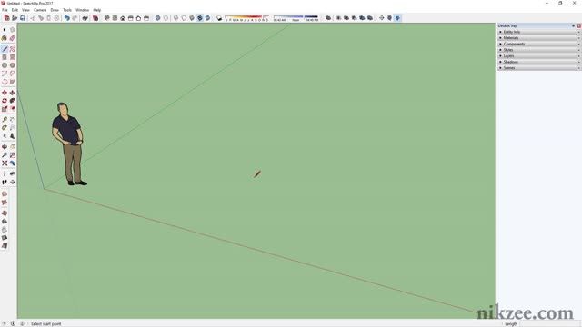 نمونه درس دوره آموزش نرم افزار معماری اسکچاپ SketchUp Pro 2017