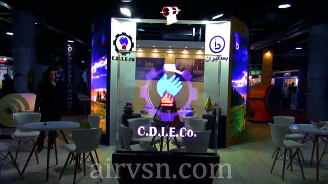 ایرویژن در نمایشگاه نفت ، گاز ، پتروشیمی  نام مشتری: بست ایران.