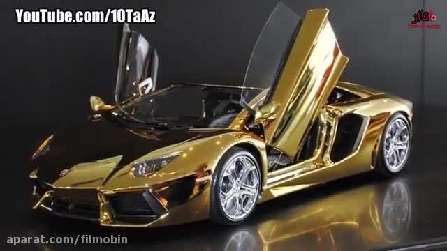 10 وسیله گران قیمت که از جنس طلا هستند