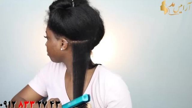 فیلم آموزش صاف کردن صحیح مو در خانه