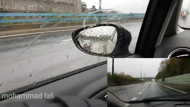 آموزش رانندگی در هوای بارانی 