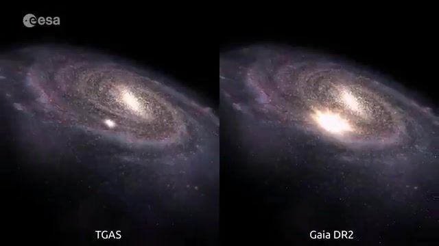 تصاویری ثبت شده از کهکشان راه شیری توسط تلسکوپ فضایی گایا - آژانس فضایی اروپا