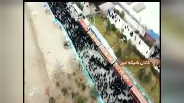 تصاویر هوایی از حضور پرشور مردم تهران در مصلی امام خمینی (ره)