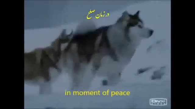 آهنگ بسیار زیبای در زمان صلح با زیر نویس انگلیسی و فارسی