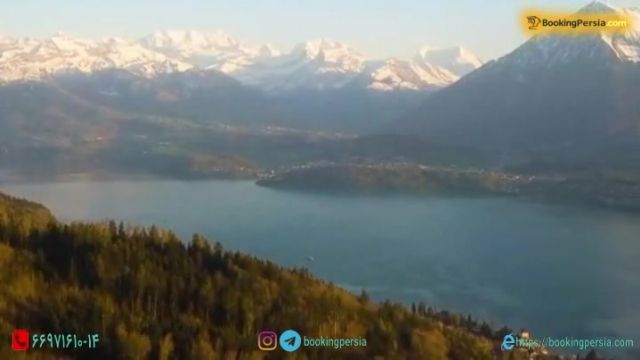 دریاچه تون در سوییس، مکانی جذاب برای شنا و ماهیگیری - بوکینگ پرشیا bookingpersia