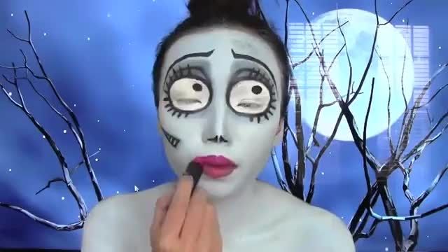 کلیپ آموزشی آرایش - آموزش میکاب جذاب برای هالووین