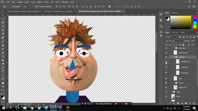 آموزش کاراکتر انیماتور (Adobe Character Animator) - قسمت 3 - ساخت کاراکتر