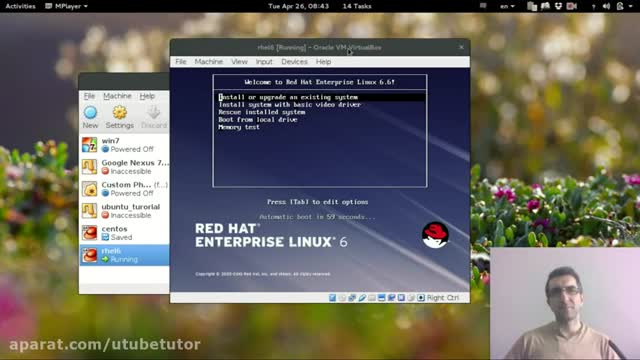 آموزش نصب لینوکس ردهت اینترپرایز ورژن 6  -   RED HAT ENTERPRISE LINUX 6