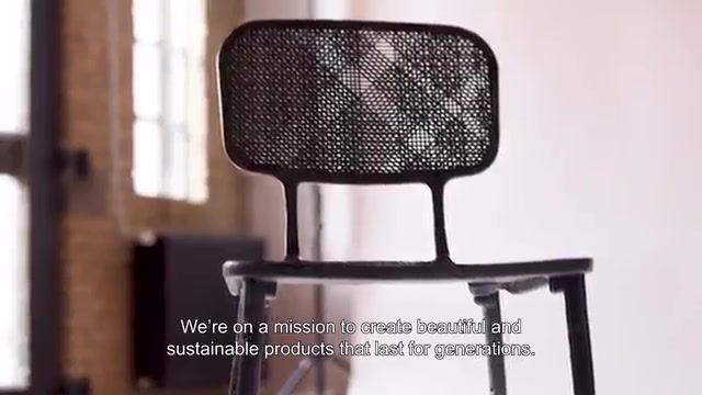 طراحی و ساخت صندلی بسیار سبک با استفاده از ضایعات کربن