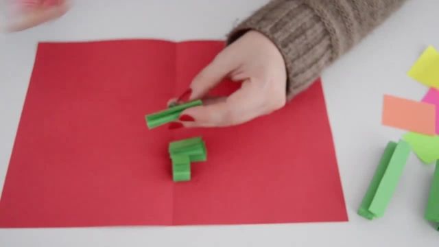 آموزش سریع و آسان اوریگامی طرز ساخت درخت کریسمس سه بعدی