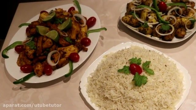 آموزش طرز تهیه غذا های افغانستان - طرز تهیه کباب مرغ در داش (فر)
