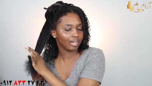 کلیپ آموزش تکنیک های فر کردن مو با ژل