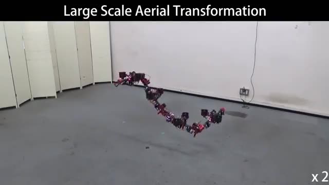 تولید پهپادی موسوم به اژدها با قابلیت تغییر شکل ظاهری در زمان پرواز  