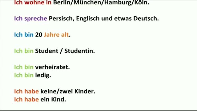 آموزش آسان زبان آلمانی - معرفی کردن به آلمانی 