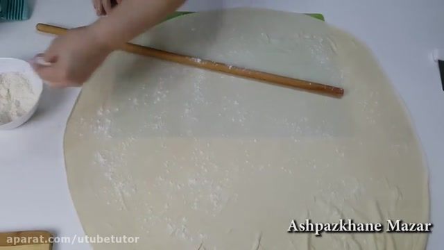 آموزش فوت و فن آشپزی - روش نازک کردن خمیر