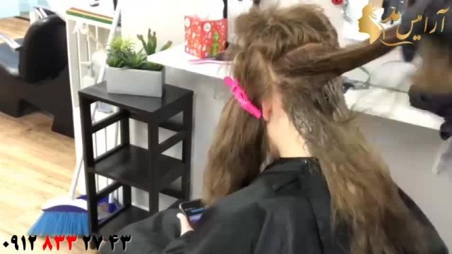 فیلم آموزش رنگ کردن مو + تکنیک های رنگ مو