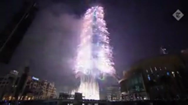 جشن سال نو میلادی در دوبی