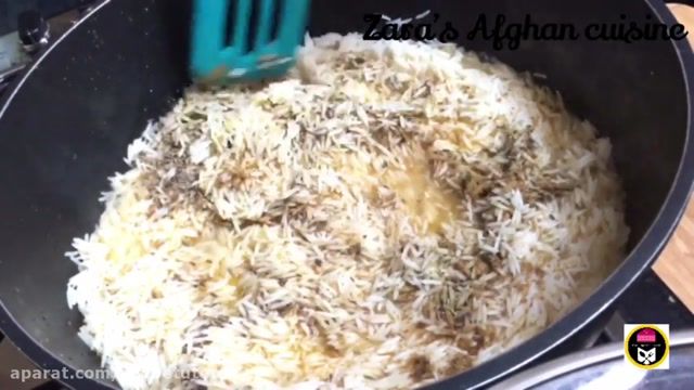 آموزش طرز تهیه غذا های افغانستان - طرز تهیه قابلی پلو ازبکی مجلسی