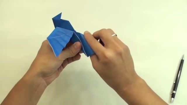 آموزش گام به گام ساختن اردک با کاغذ