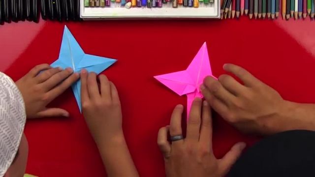 آموزش اوریگامی ساخت سنجاقک کاغذی