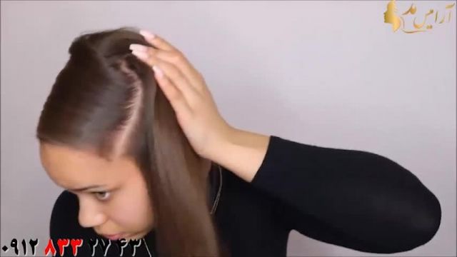 آموزش صاف کردن مو فر شده در خانه