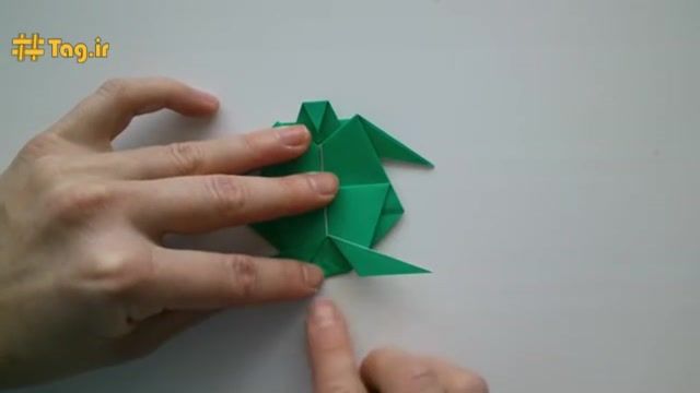 با اوریگامی لاک پشت بسازید 