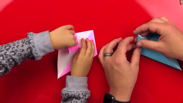 آموزش اوریگامی ساخت پرنده کاغذی زیبا 