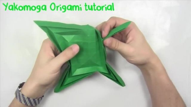 آموزش  جالب اوریگامی ساخت پرش قورباغه کاغذی 