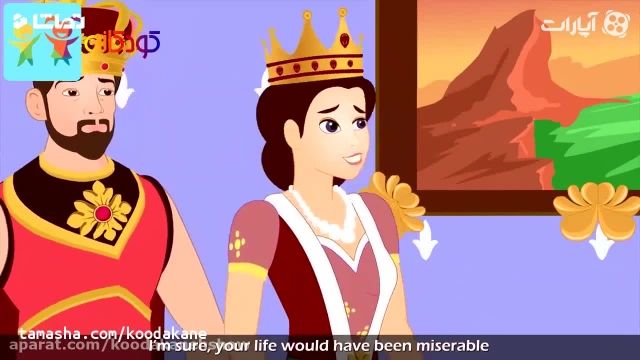 انیمیشن داستانی پرنسس و نخود به زبان فارسی