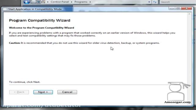آموزش جامع ویندوز ویستا (Windows Vista) - درس 32 - سازش پذیری Compatibility mode
