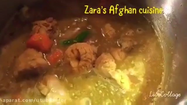 آموزش کامل طرز تهیه غذا های افغانستان - طرز تهیه شوربای مرغ