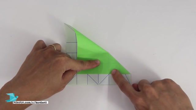 اوریگامی یا «هنر کاغذ و تا»  و ساختن یک فلش 