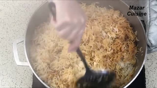 آموزش طرز تهیه پلو‌ دو رنگ (Afghani Colored pulao) - آموزش غذا های افغانستان