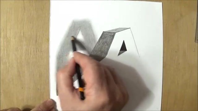 آموزش تکنیک هایی برای طراحی 3D  حرف انگلیسی A به روشی آسان 