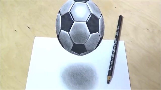 آموزش کشیدن طرحی 3بعدی از یک توپ فوتبال با روشی ساده 