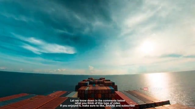 30 روز مسافرت دریایی از دریای سرخ تا بندر هنگ کنگ در یک فیلم تایم لپس 