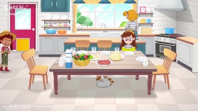 دانلود انیمیشن موزیکال آموزش زبان انگلیسی به کودکان - قسمت حرف M