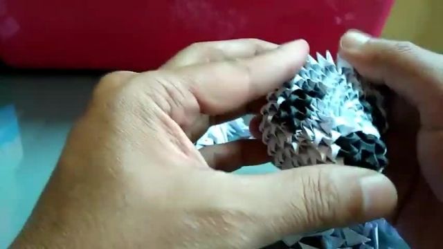 آموزش جالب اوریگامی ساخت پاندا سه بعدی کاغذی 