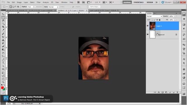 آموزش فتوشاپ (Photoshop) به صورت کاربردی - قسمت 6  - اسمارت آبجکت (Smart Object)