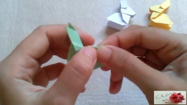 آموزش جالب و ساده اوریگامی ساخت  خرگوش کاغذی جدید 
