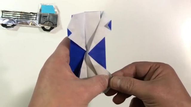 آموزش متفاوت و جالب اوریگامی ساخت کامیون کاغذی