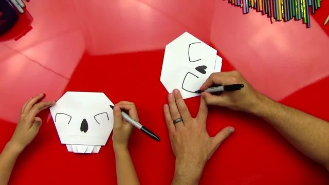 آموزش اوریگامی ساخت ماسک کاغذی