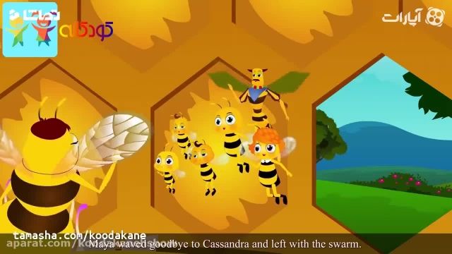 انیمیشن زیبای مایا زنبوره به زبان فارسی