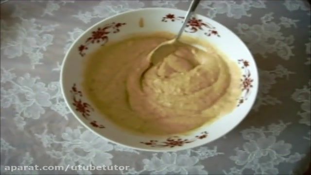 آموزش پخت "حمص Hummus "یک خوراک مدیترانه‌ای-عربی ،سرشار از  آهن، ویتامین سی..