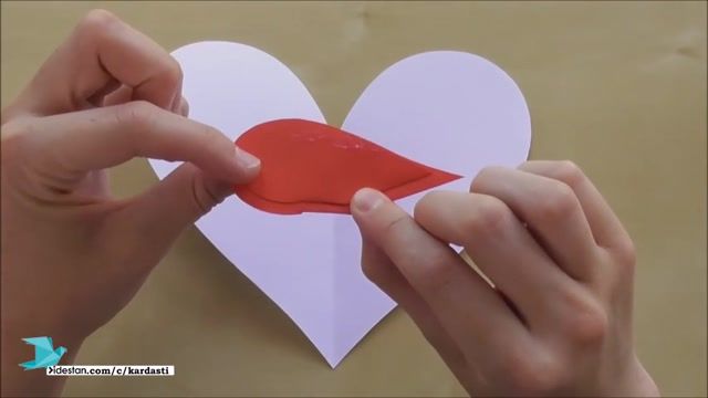 آموزش ساخت کاردستی قلب کاغذی 