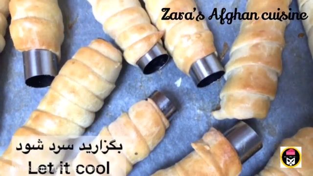 آموزش کامل طرز تهیه شیرینی های افغانستان - طرز تهیه کرم رول با دو نوع خمیر