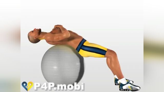 فیلم آموزش حرکات بدنسازی - Ab exercises with Swiss Ball